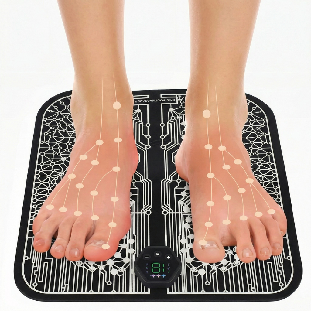 Masajeador de pies electroestimulador