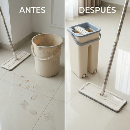 Mopa con cubo escurridor